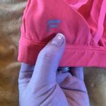 Fabletics  Bright Orange Coral Strappy Sports Bra Sz Small Photo 2