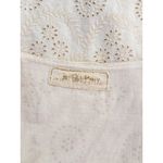 Jen's Pirate Booty Womens Dress Beige Mini Eyelet Puffed Babydoll A Line Small Photo 3