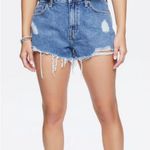 Rue 21 NWT  Retro High Rise distressed jean denim shorts Photo 1