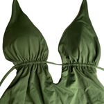 l*space L* ☼ Pamela Plunging Strappy Open Back One Piece Swimsuit ☼ Olive Green 10 Photo 5