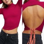 Free People  Edge Of Town Night Out Cropped Shirt Photo 1