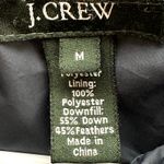 J.Crew  Down Puffer Jacket Snow Winter High Neck Pockets Zip Navy Blue Medium Photo 2