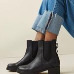 Cole Haan Camea Waterproof Leather Combat Boot, Block Heel Black, Size 8 NWT Photo 0