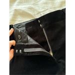 frame denim NWT Frame Sheen Noir Mini Boot Velvet Trousers Size 2 Photo 8