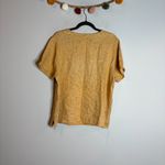 Flax  goldenrod linen short sleeve top Photo 3
