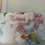 Ted Baker London Erika Jacquard gray rose gold evening crossbody shoulder bag Photo 2