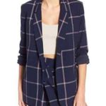 Leith  Navy Windowpane Blazer and Skort Set Photo 0