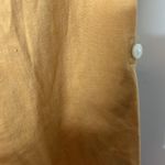 ZARA  Linen Cotton, Relaxed, Fit, Button Down, Sunny, Color, Shirt, Mock Neck Photo 5