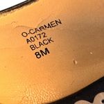 Oscar de la Renta Black Classic Slingback Carmen Heels ā Scalloped Edge Size 8M Photo 8