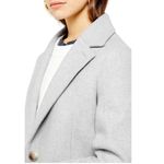 Topshop  Monica Faux Fur Collar Coat-NWT Photo 4