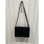 Rebecca Minkoff Love Jumbo Chevron Quilted Handbag Black Shoulder Bag Timeless Photo 1