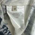 Stella McCartney Sleeveless Tank Top White Blue Stripes Floral Print Womens 40 Photo 5