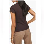 Reformation Raelynn Stretch Organic Cotton Rib Top New! Photo 1