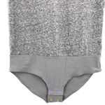 J.Crew Crewneck Pocket T-Shirt Bodysuit Heather Gray New Photo 1