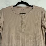 Kindred Bravely Riley Ribbed Bamboo Maternity & Nursing Nightgown Size Small Pink Photo 5