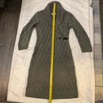 Calvin Klein Gray Cable Knit Shift Sweater Dress S Winter Cozycore Corporate Photo 7