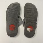 FitFlop  Flare Bling Crystals Toe Post Sandals Size 11 Leather Flip Flop Cushion Photo 12