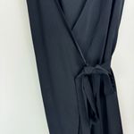 Everlane The Japanese GoWeave Wrap Midi Dress Sz 8 Black Photo 8