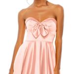 Mac Duggal Bow Sweetheart Strapless A Line Gown Prom Dress in Blush Size US 6 Photo 1