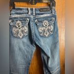 L.A. Idol USA   Bling Thick Stitch Bootcut Jeans Size 7 Photo 4
