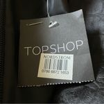 Top Shop Black Croc Effect Plunge Romper NWT - Size 4 Photo 7