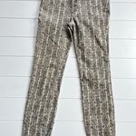 Anthropologie Pilcro High Rise button fly skinny corduroy black and white 27 Photo 2