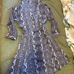 ZARA  Dress Snake Print Mini Photo 3