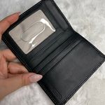 Coach  Black Patent Leather Card Holder Small Wallet Photo 4