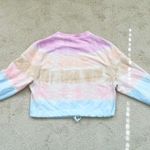 Victoria's Secret Victoria’s Secret PINK cropped college crew tie dye sweatshirt xs Photo 2