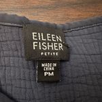 Eileen Fisher navy blue open front cardigan jacket size PM Photo 5