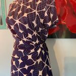 Diane Von Furstenberg  6 Zoe Printed Dress Silk Classic Faux Wrap Career Classic Photo 1