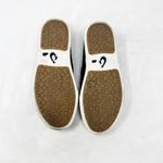 Olukai [] Pehuea Black Textured Embossed Suede Leather Slip On Sneakers Size 6 Photo 8