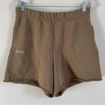 Set Active NWOT  Sweat Shorts Size Small in Sage Green Brown Taupe Women’s Photo 7