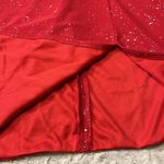 Red shimmer dress size L Size L Photo 10