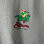 The Room Vintage Y2K The Orleans Poker T Shirt Gray Large L Graphic Tee 50/50 Solid Photo 4