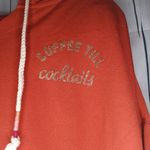 secret treasures  Coffee Till Cocktails cropped Hoodie and shorts pajamas Burnt Photo 2