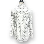 Maeve  Anthropologie 2 White Swiss Dot Blouse Cotton Button Down Boho Cottagecore Photo 5