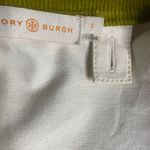Tory Burch  Vintage-Style Cream
Jacket with Green & Brown Size 2 - Brass Hardware Photo 10