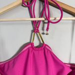 Trina Turk Soozy Halter Ruffle Pencil Dress Women's 10 Hot Pink Formal Party NWT Photo 10