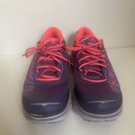 Hoka  Purple and Pink Athletic Shoes with Cushioned Support Photo 1