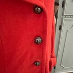 Nic Zoe Tomato Red Jacket Long Coat Size Medium Stretch Orange  Photo 2