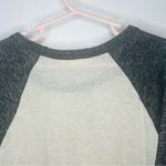Twenty Second  22nd Long Sleeve Raglan Tee Gold Sequin Pocket Cream 10 / 11 Photo 4