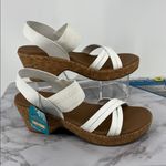 Skechers  Cali Brystol Vegan Slingback Heeled Sandals White 11 Comfy‎ Casual Photo 0