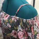 Billabong Off-The-Shoulder Cold Shoulder Ruffle Neckline Floral Print Top Photo 3