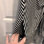 Soma  Asymmetrical Twist Waist‎ Midi Dress Black Striped Jersey Pockets SIze XXL Photo 2