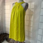 Inc international  Concepts High Neck yellow silk Dress Size 6 Photo 2