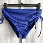 True Craft  Blue Bikini Bottoms Swimwear Swimsuit Size Medium Photo 0