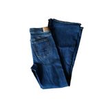 American Eagle  AEO NLS Low Rise Flare Jean Size 10L 29.5X32 Dark Wash Stretch Photo 2
