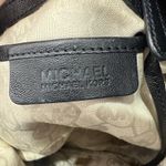 Michael Kors  Hamilton Large Black Pebbled Leather Bag Tote Golden Padlock Chic Photo 6