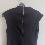 Privy  Black Bodycon Collared V Neck Mini Dress SZ M Photo 4